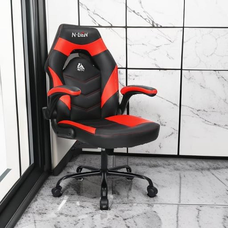 NGEN Gaming Chair With Adjustable Lumbar Support Red