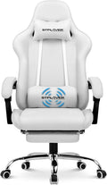 Ergonomic Gaming Chair With Footrest And Lumbar Support