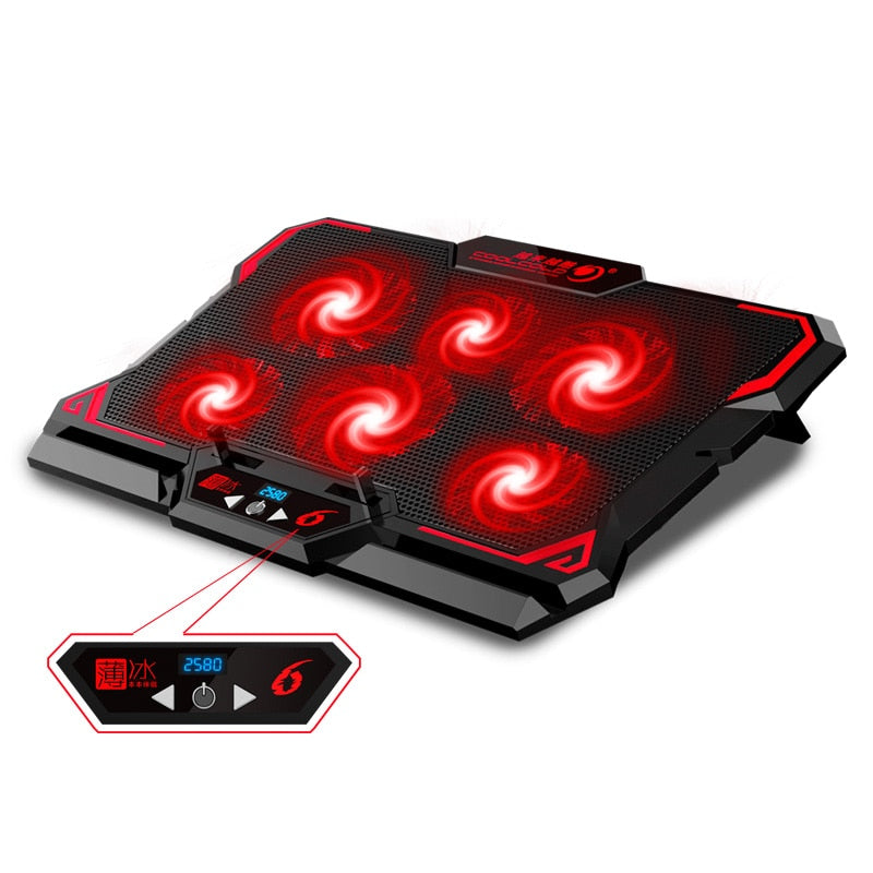 NNEOBA 17inch Gaming Laptop Cooler Six Fan