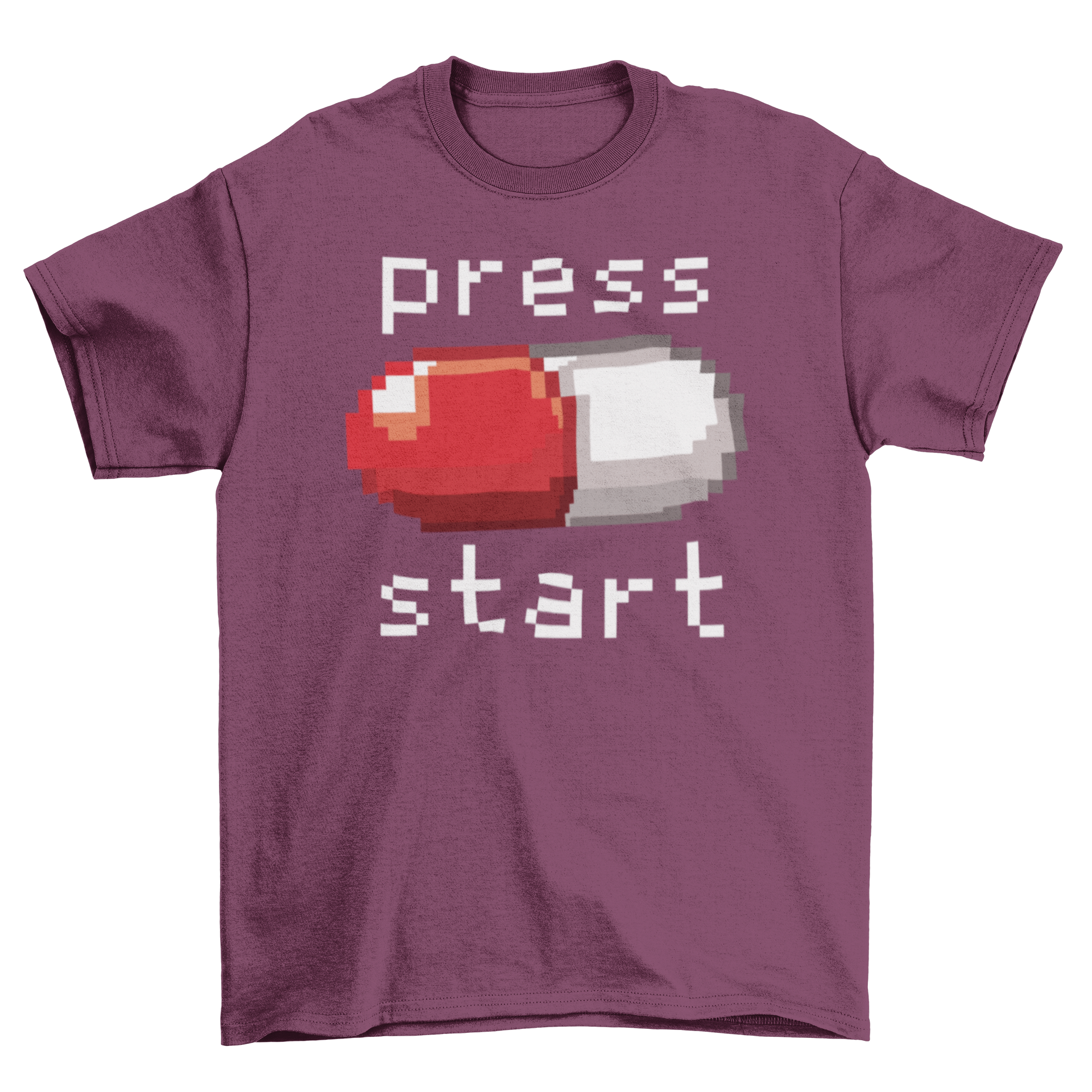 Press Start 8-bit Gaming T-shirt