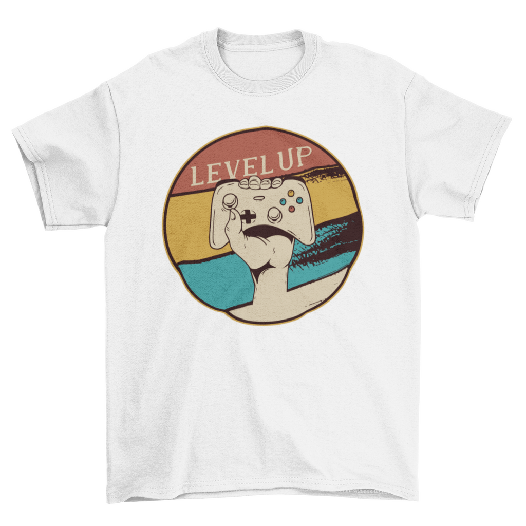 Level Up Vintage Gaming T-shirt