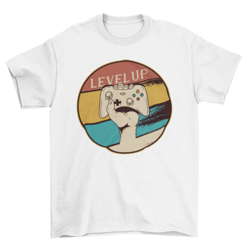 Level Up Vintage Gaming T-shirt