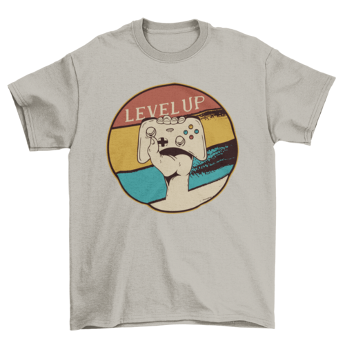 Level Up Vintage Gaming T-shirt