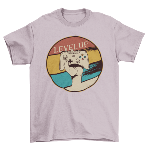 Level Up Vintage Gaming T-shirt