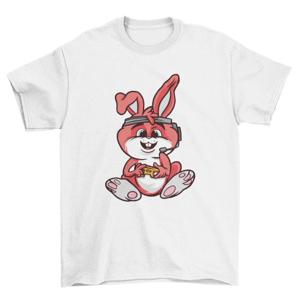 Gaming rabbit t-shirt