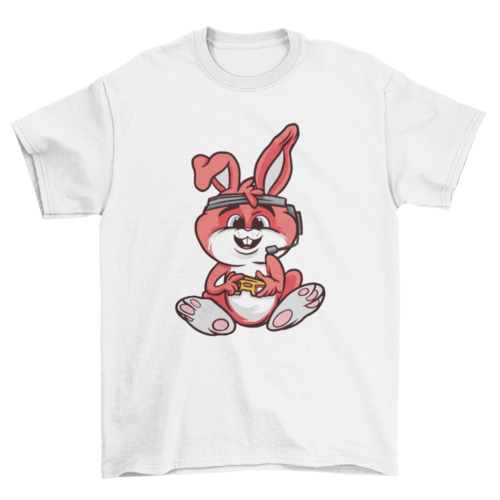 Gaming rabbit t-shirt