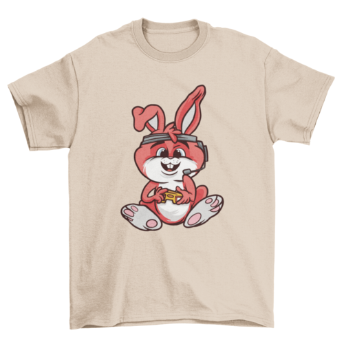 Gaming rabbit t-shirt