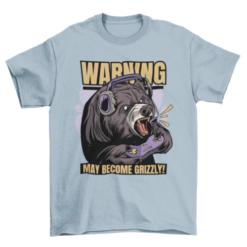 Gaming bear t-shirt