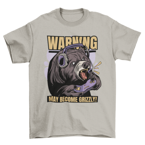 Gaming bear t-shirt