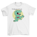 Gaming cute dino school t-shirt