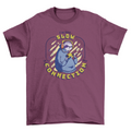Slow gaming sloth t-shirt