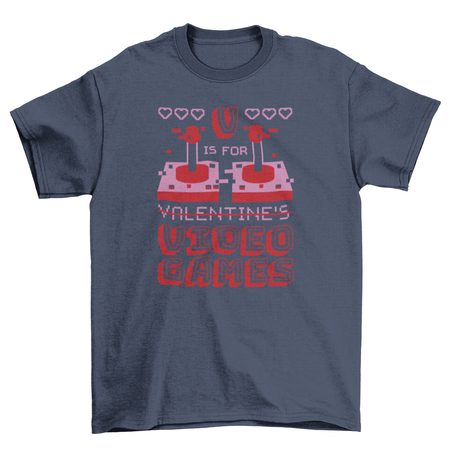 Valentines day gaming t-shirt
